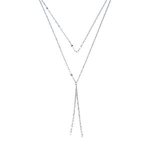 Double-Layered Lip Chain Stainless Steel Necklace