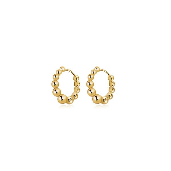 Beads Hoop Earrings
